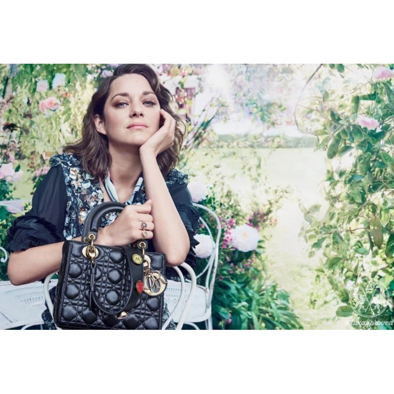 Replica valentino bags Wide, adj Christian Dior My Lady Dior Bag Black Cannage Lambskin