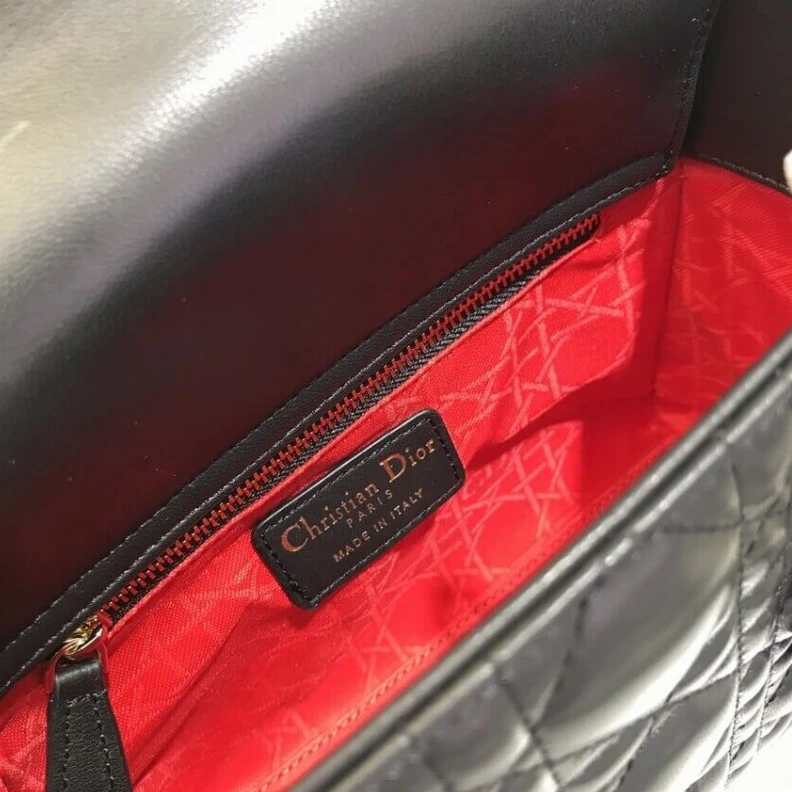 Replica valentino bags Wide, adj Christian Dior My Lady Dior Bag Black Cannage Lambskin