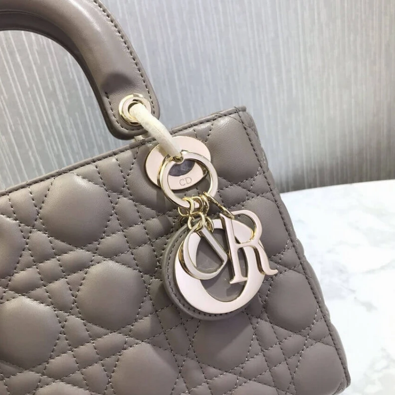 Replica ysl bags Wide, adj Christian Dior My Lady Dior Bag Steel Gray Cannage Lambskin