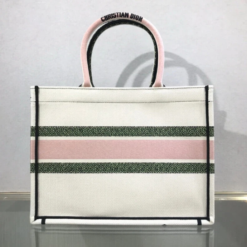 Replica ysl bags 'Christia Christian Dior Small Book Tote Multicolor Cœur EN Fleurs Embroidery