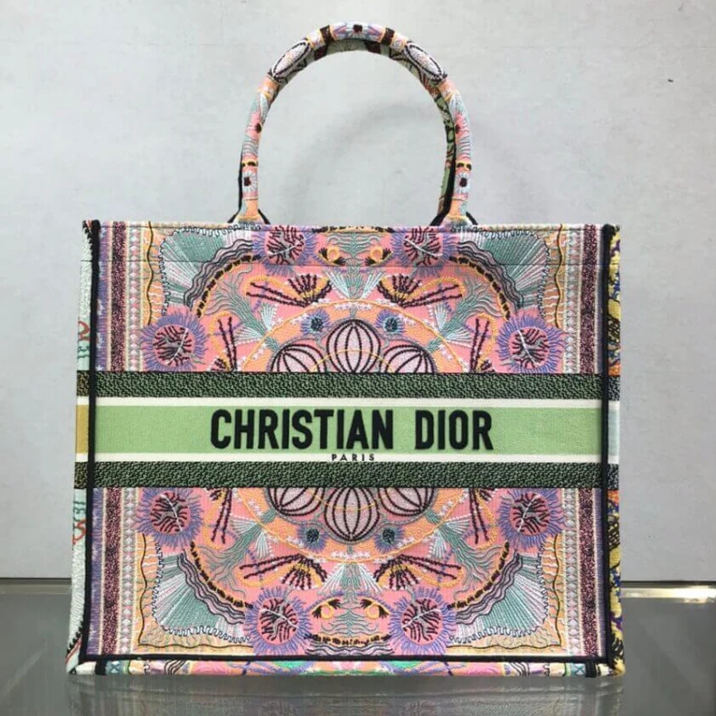 Replica bags 'Christia Dior Book Tote Multicolor In Lights Embroidery