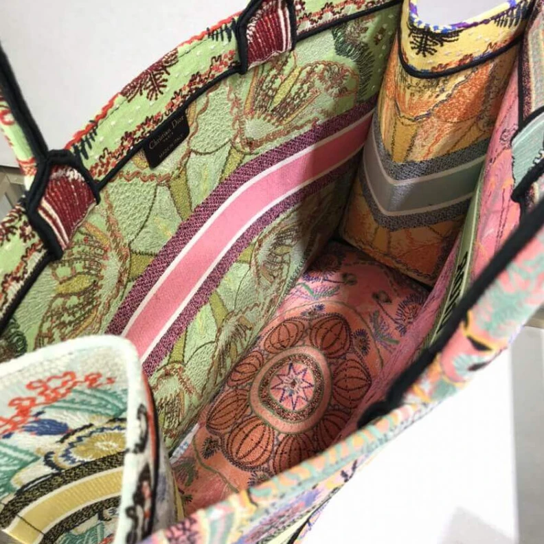 Replica bags 'Christia Dior Book Tote Multicolor In Lights Embroidery