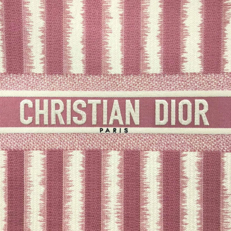 Louis vuitton locations The Dior B Dior Book Tote Pink D-Stripes Embroidery