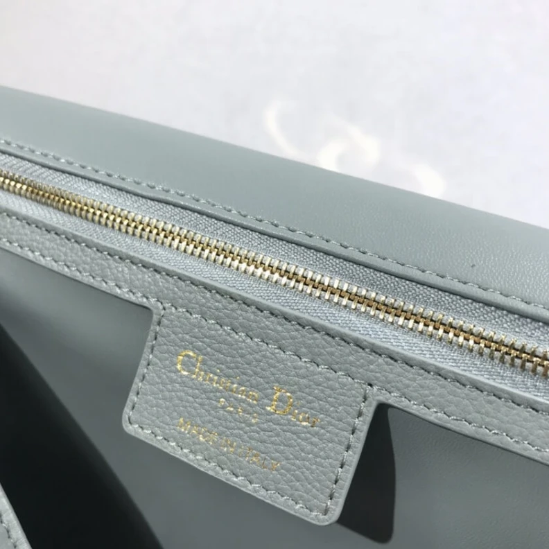 High quality replica bags Back pock Dior Large Caro Bag Grey Supple Cannage Calfskin