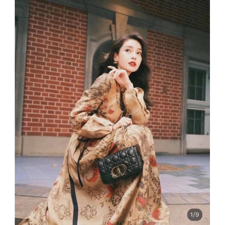 Replica bags Embossed Dior Small Caro Bag Black Supple Cannage Calfskin