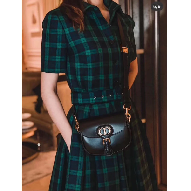Replica valentino bags 'Christia Dior Small Dior Bobby Bag Black Box Calfskin