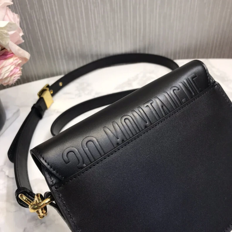 Replica valentino bags 'Christia Dior Small Dior Bobby Bag Black Box Calfskin