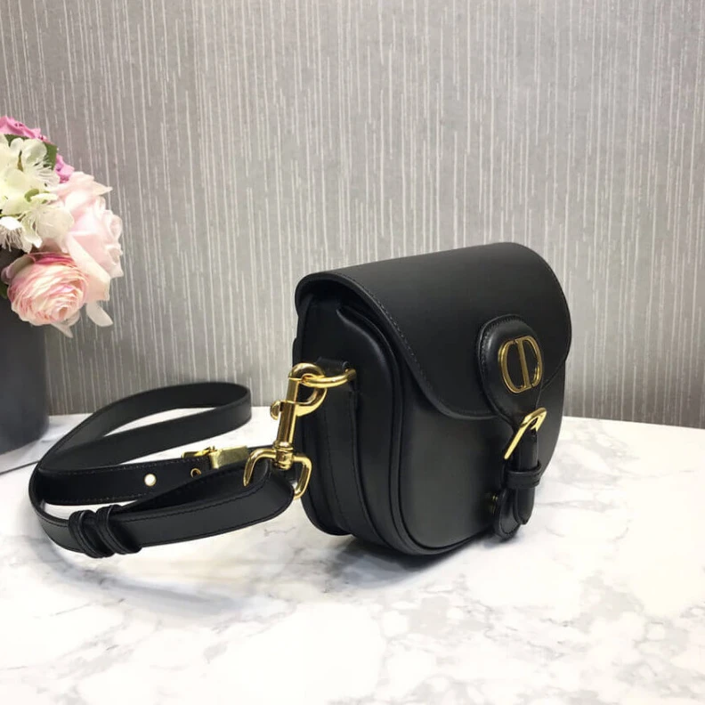 Replica valentino bags 'Christia Dior Small Dior Bobby Bag Black Box Calfskin