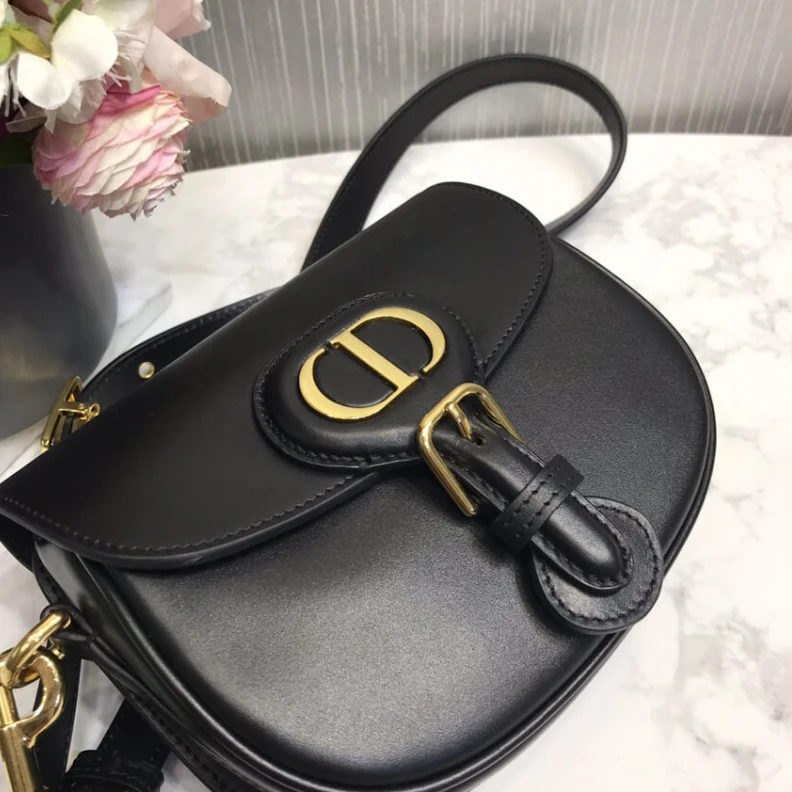 Replica valentino bags 'Christia Dior Small Dior Bobby Bag Black Box Calfskin