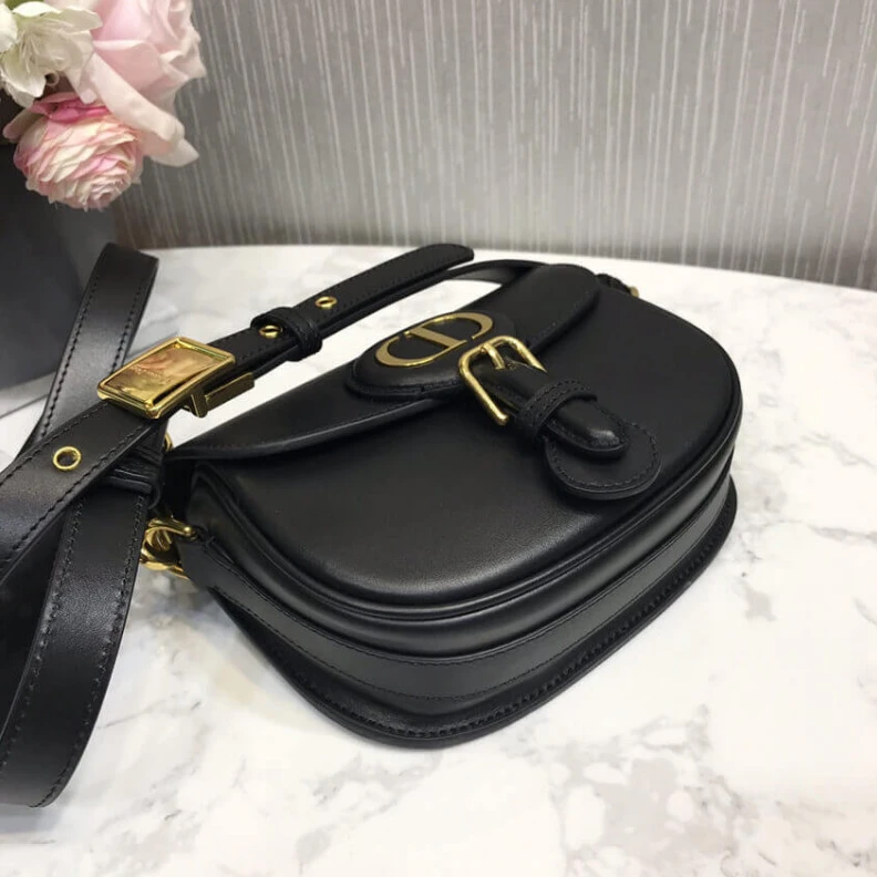 Replica valentino bags 'Christia Dior Small Dior Bobby Bag Black Box Calfskin