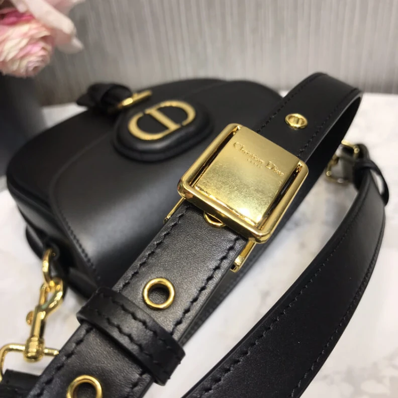 Replica valentino bags 'Christia Dior Small Dior Bobby Bag Black Box Calfskin