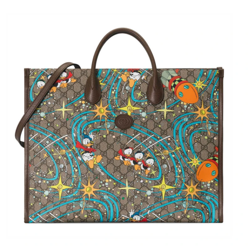 Interior Disney x Gucci Donald Duck Tote Bag