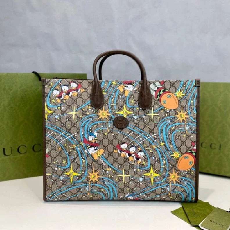 Kitlife ru Interior Disney x Gucci Donald Duck Tote Bag