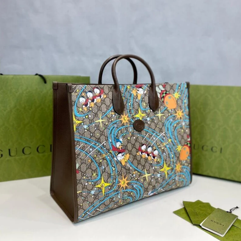 Kitlife ru Interior Disney x Gucci Donald Duck Tote Bag