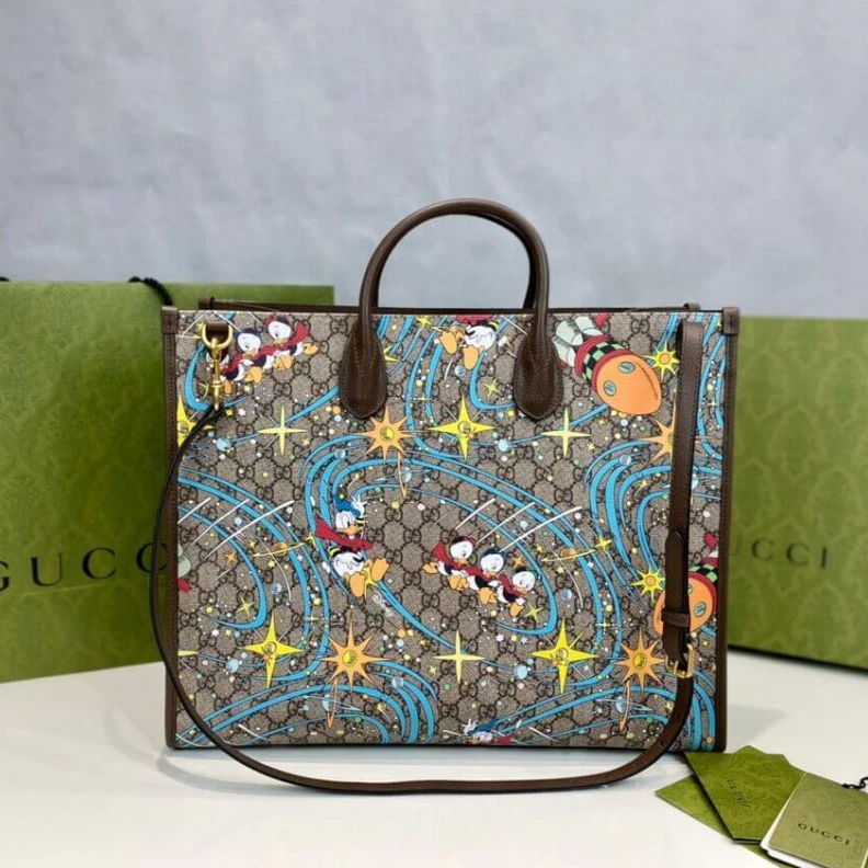 Kitlife ru Interior Disney x Gucci Donald Duck Tote Bag