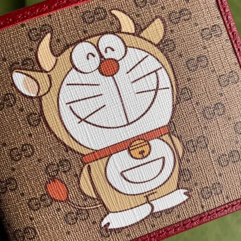 Replica bag Inserts c Doraemon x Gucci Bifold Wallet