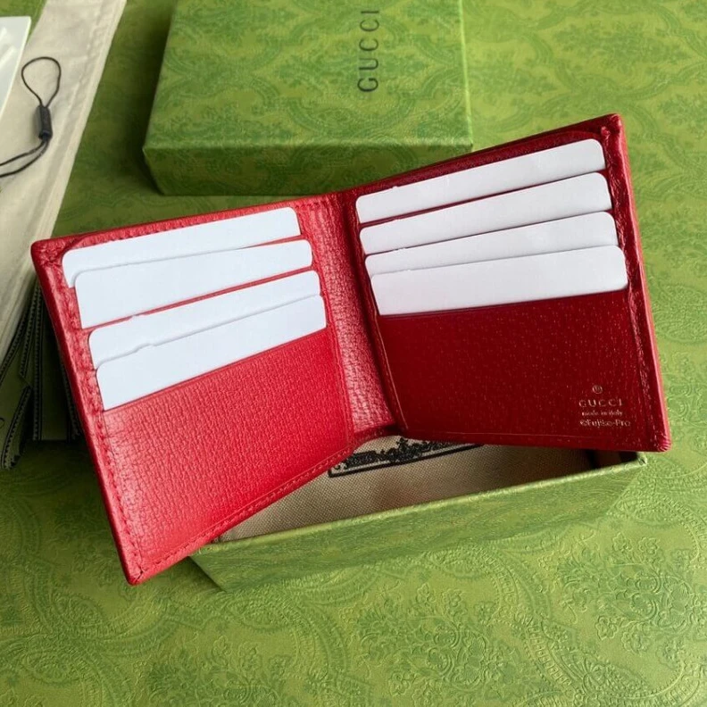 Top lv Eight car Doraemon x Gucci Bifold Wallet