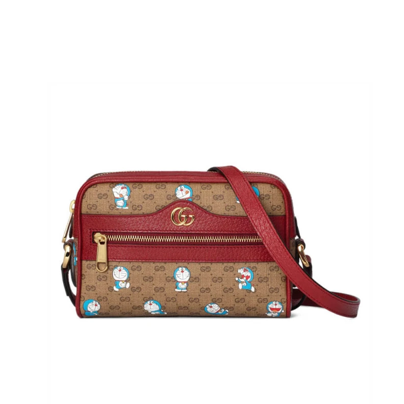 17.5 x 12 Doraemon x Gucci Mini Bag