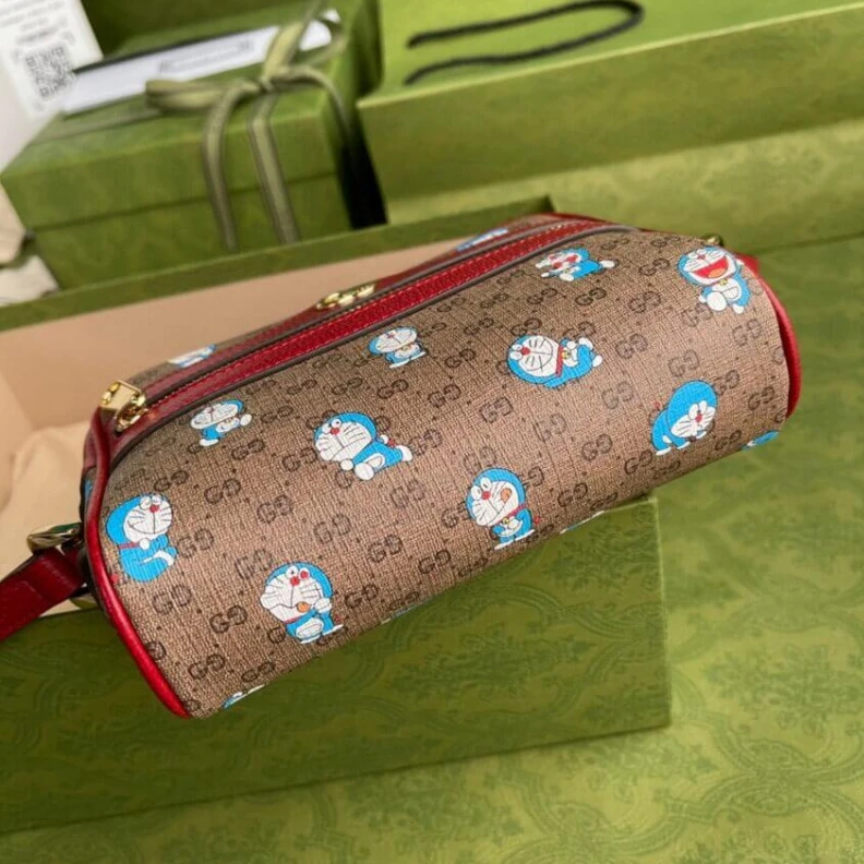 Replica bags 17.5 x 12 Doraemon x Gucci Mini Bag