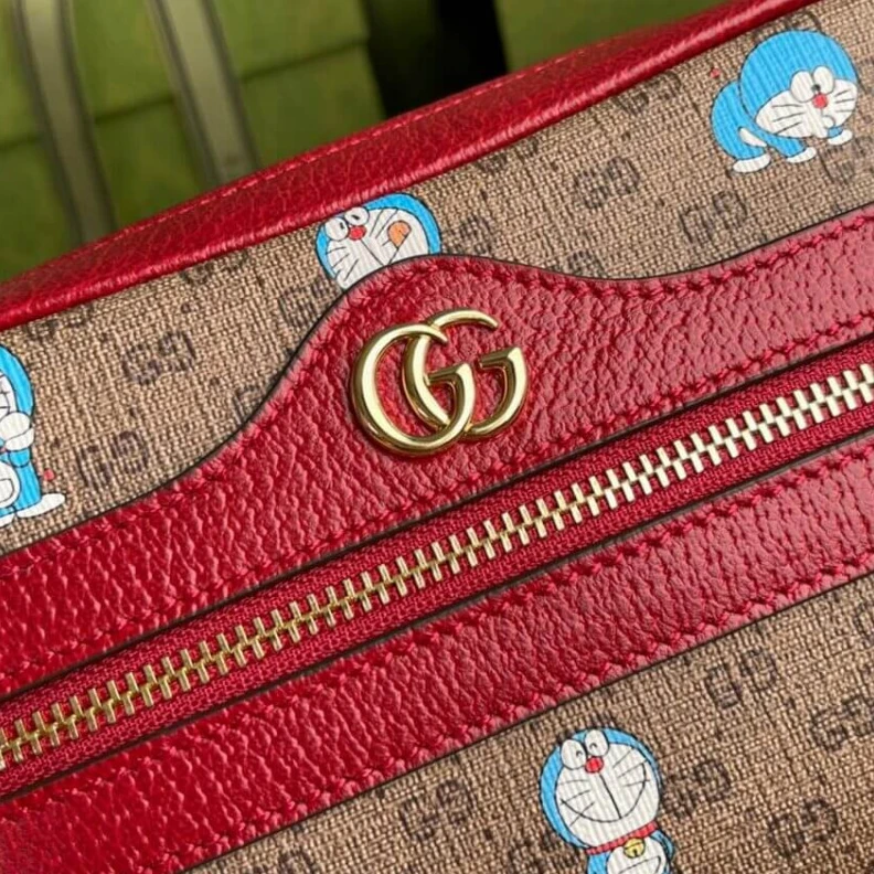Replica bags 17.5 x 12 Doraemon x Gucci Mini Bag