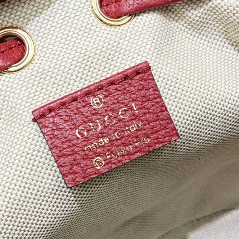Top lv Beige ebo Doraemon x Gucci Mini Bucket Bag