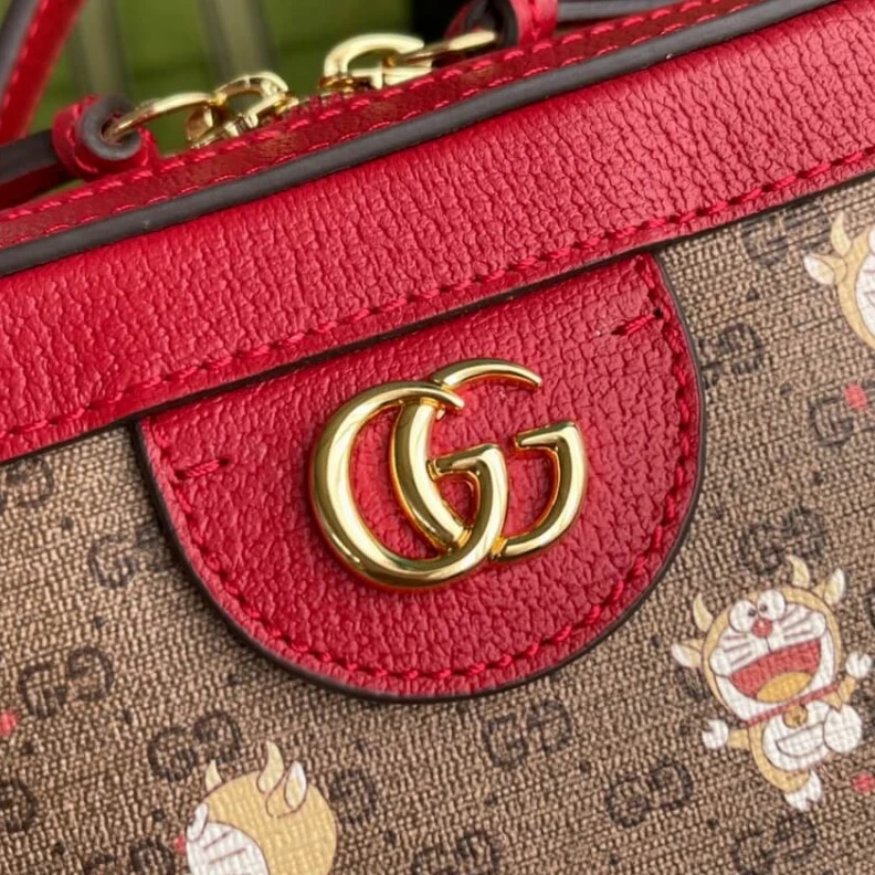 Louis vuitton locations 18.5 x 15 Doraemon x Gucci Mini Shoulder Bag