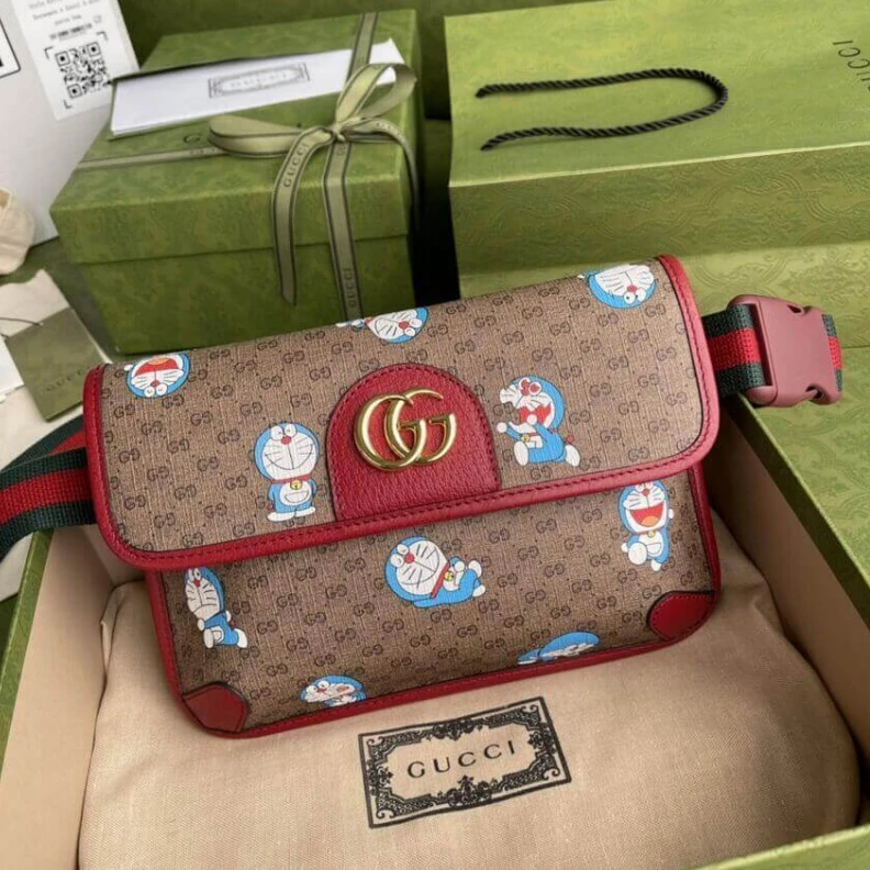 Kitlife ru Strap len Doraemon x Gucci Small Belt Bag