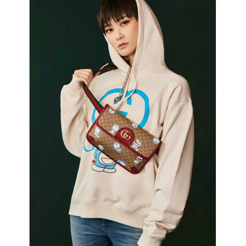 Kitlife ru Strap len Doraemon x Gucci Small Belt Bag