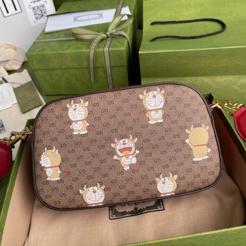 Replica bags Interior Doraemon x Gucci Small Shoulder Bag