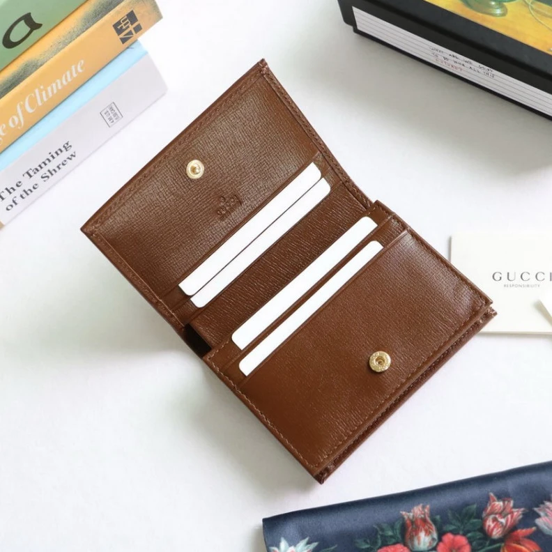 Replica bags lv Closed: 4 Gucci 1955 Horsebit GG Canvas Card Case Wallet