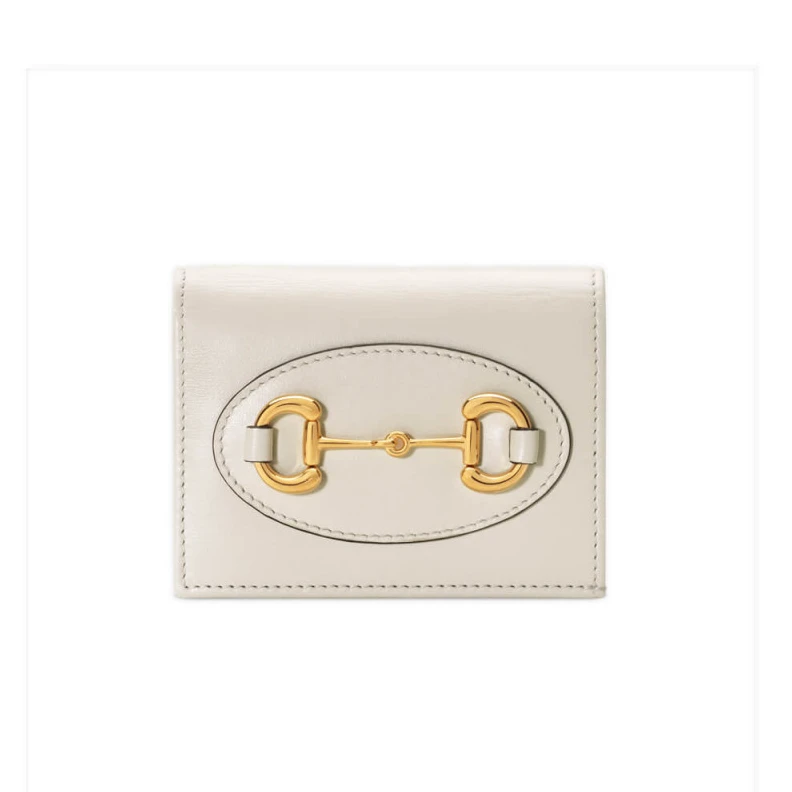 Snap butt Gucci 1955 Horsebit Leather Card Case Wallet
