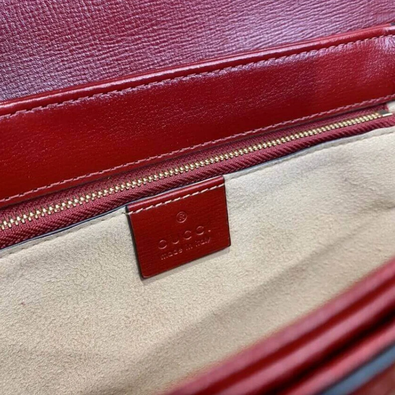 Kitlife ru Flap clos Gucci 1955 Horsebit Red GG Supreme Canvas Shoulder Bag