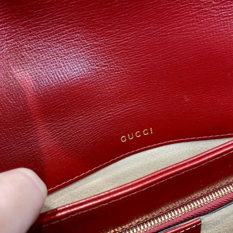 Kitlife ru Flap clos Gucci 1955 Horsebit Red GG Supreme Canvas Shoulder Bag