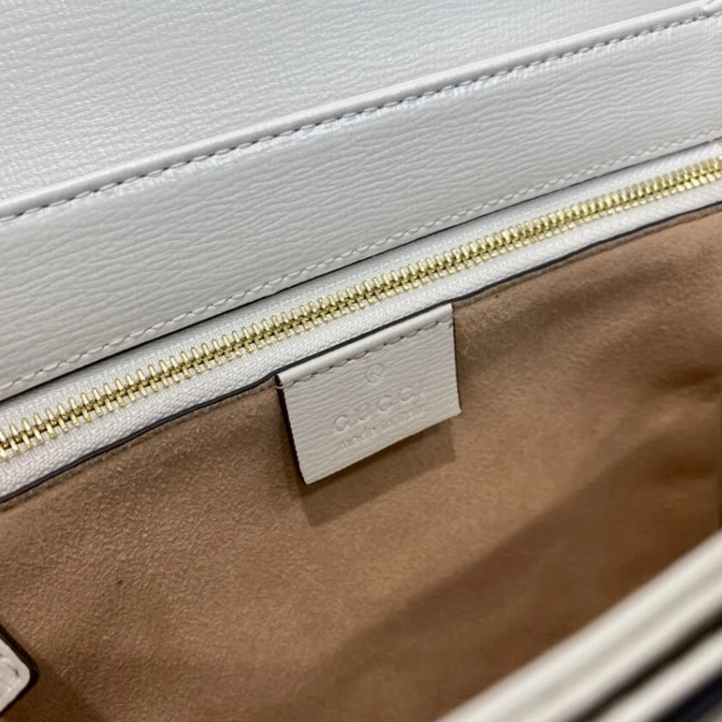 Kitlife ru   Gucci 1955 Horsebit White GG Supreme Canvas Shoulder Bag