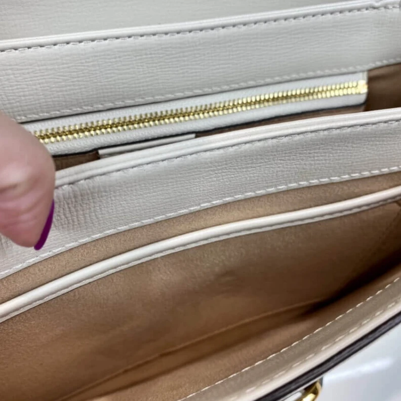 Kitlife ru   Gucci 1955 Horsebit White GG Supreme Canvas Shoulder Bag