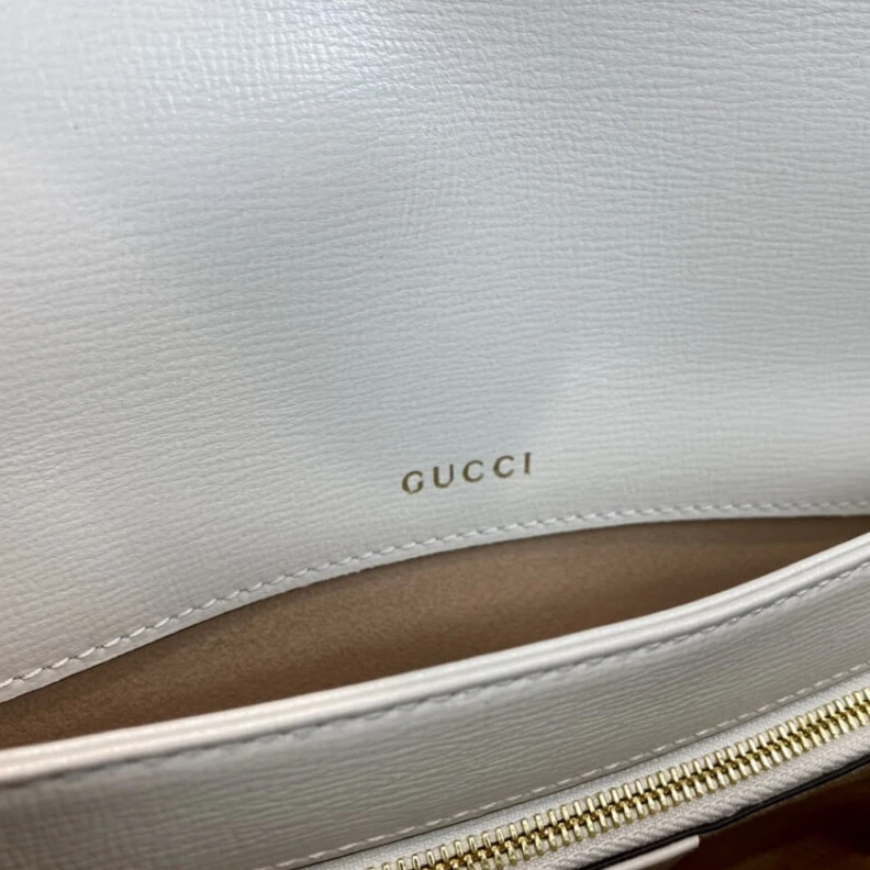 Kitlife ru   Gucci 1955 Horsebit White GG Supreme Canvas Shoulder Bag