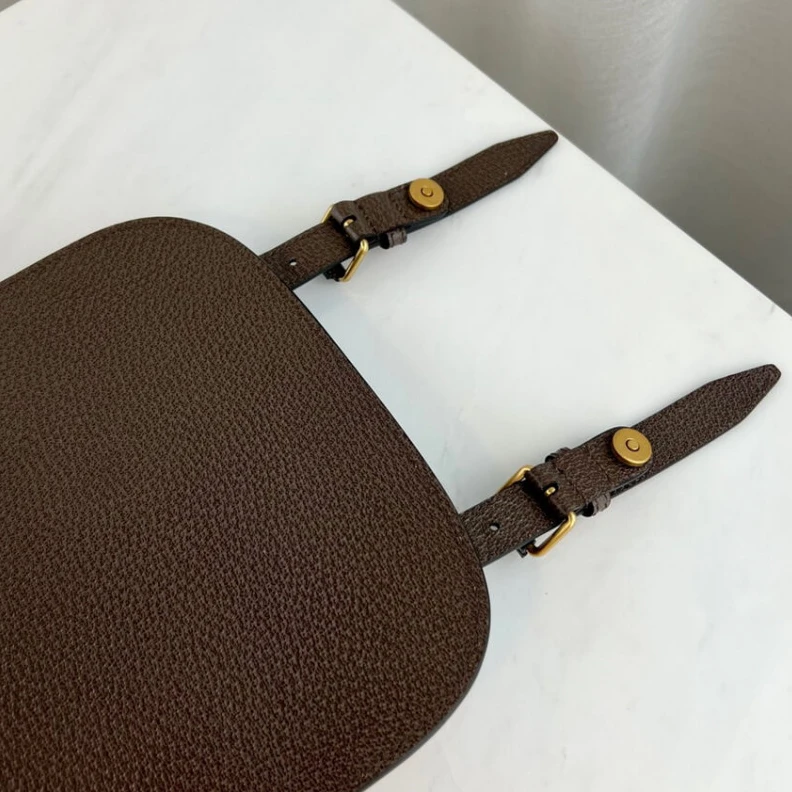 Replica bags lv Brown lea Gucci Backpack With Jumbo GG