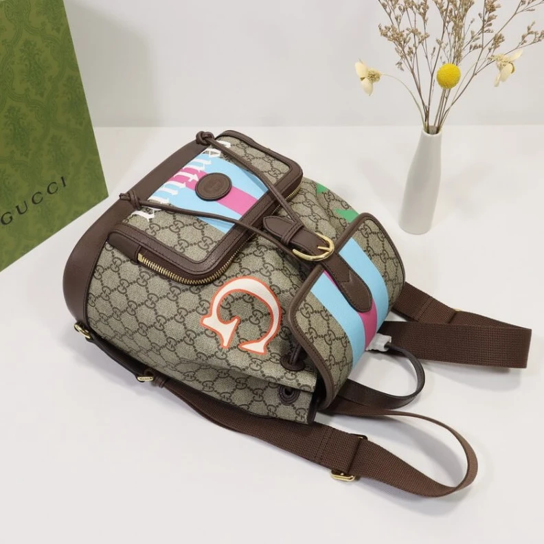 Louis vuitton locations Outside: Gucci Backpack with Interlocking G