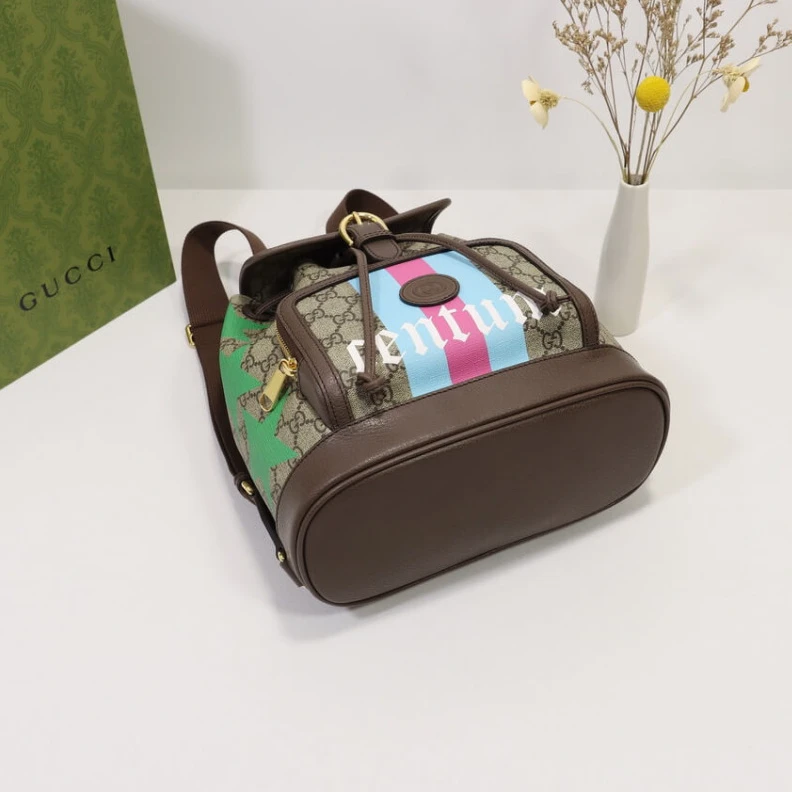 Louis vuitton locations Outside: Gucci Backpack with Interlocking G