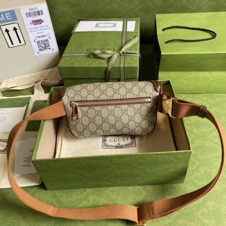 Replica bags lv Inside: f Gucci Belt Bag with Interlocking G in Brown GG Supreme