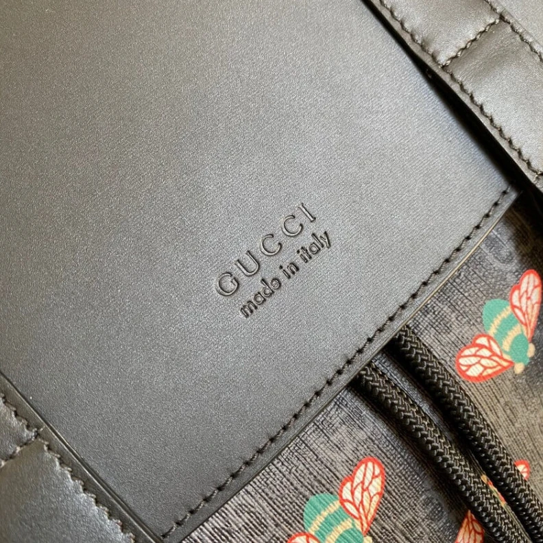 Replica bags A code fro Gucci Bestiary Backpack With Bees