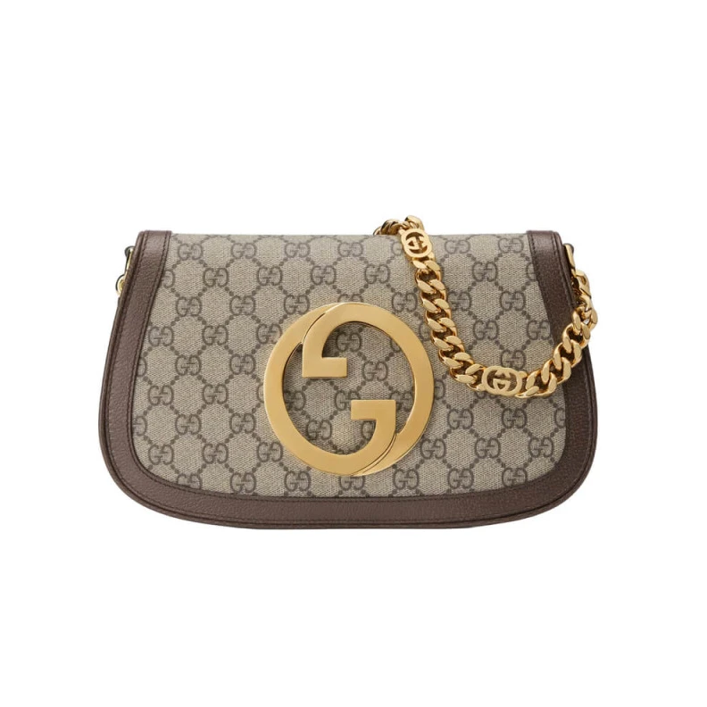 Interlock Gucci Blondie GG Supreme Shoulder Bag