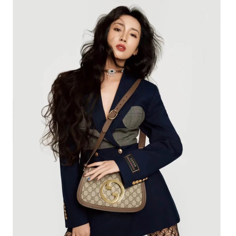 Replica bag Interlock Gucci Blondie GG Supreme Shoulder Bag