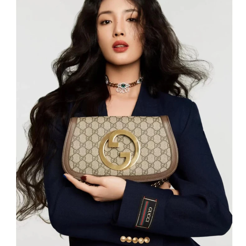 Replica bag Interlock Gucci Blondie GG Supreme Shoulder Bag