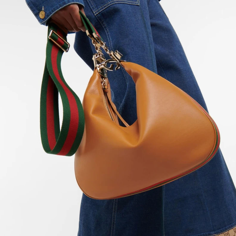 Replica bags lv This item Gucci Brown Leather Attache Medium Shoulder Bag