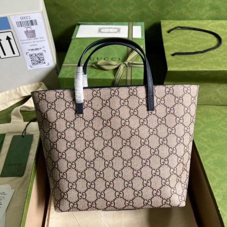 Kitlife ru Snap clos Gucci Children's GG Tote Cat Print