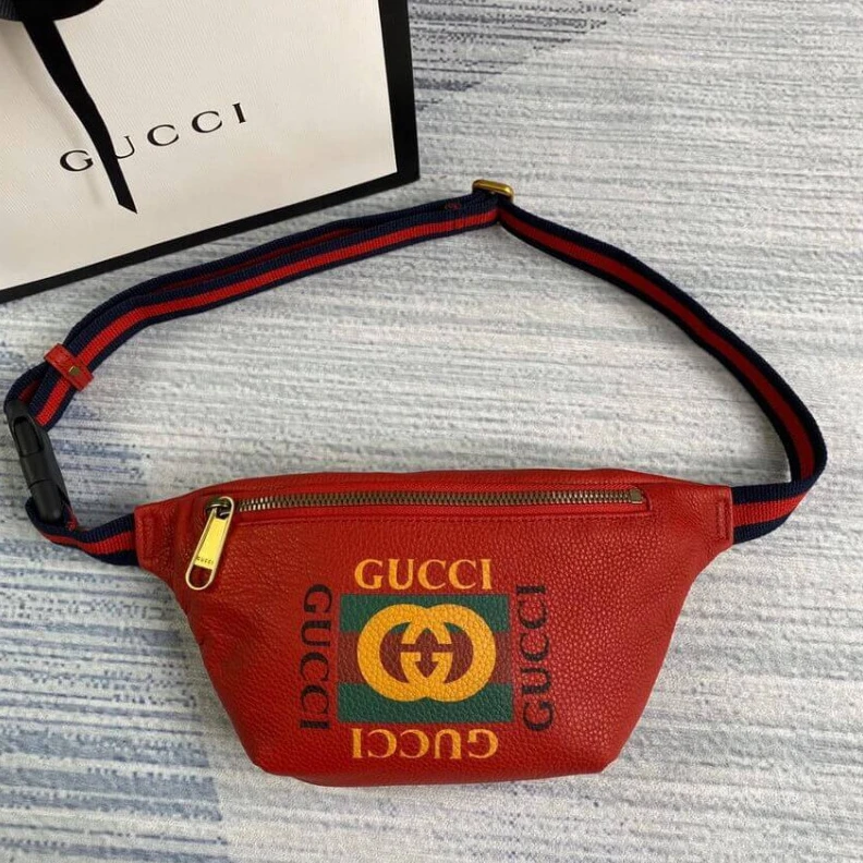 Lv belts replica Red belt b Gucci Coco Capitán Print Belt Bag Red