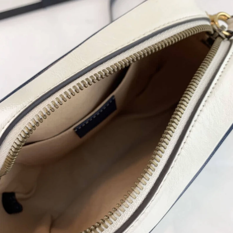 Kitlife ru Chain sho Gucci Diagonal GG Marmont Mini Bag White Blue