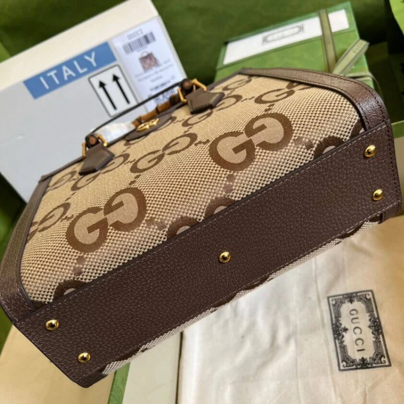Lv belts replica Camel and Gucci Diana Jumbo GG Mini Tote Bag