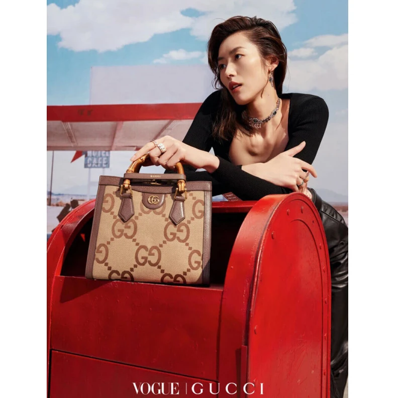 Replica bags lv Bamboo ha Gucci Diana Jumbo GG Small Tote Bag